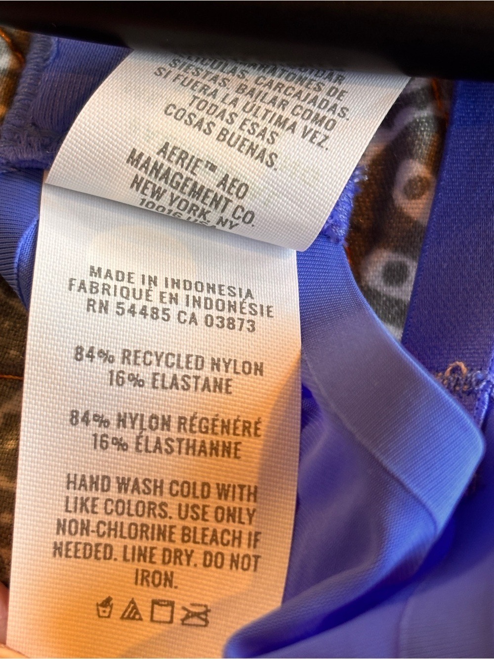 Aerie Electric Blue Underwire T-Shirt Bra 34C NWT - Picture 7 of 7